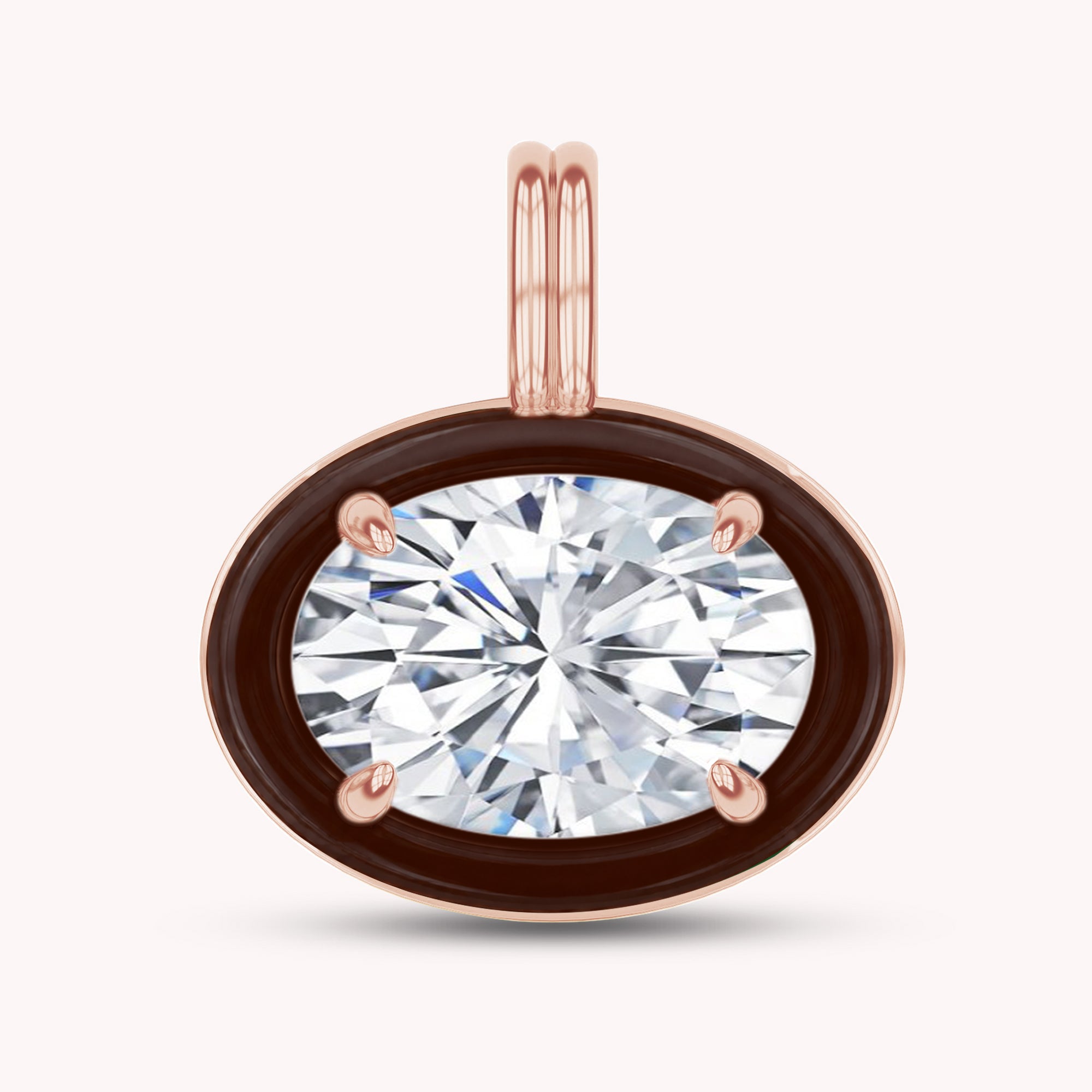 Solitaire Pendant Multi Shape Lab Created Moissanite Diamond