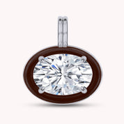Solitaire Pendant Multi Shape Lab Created Moissanite Diamond