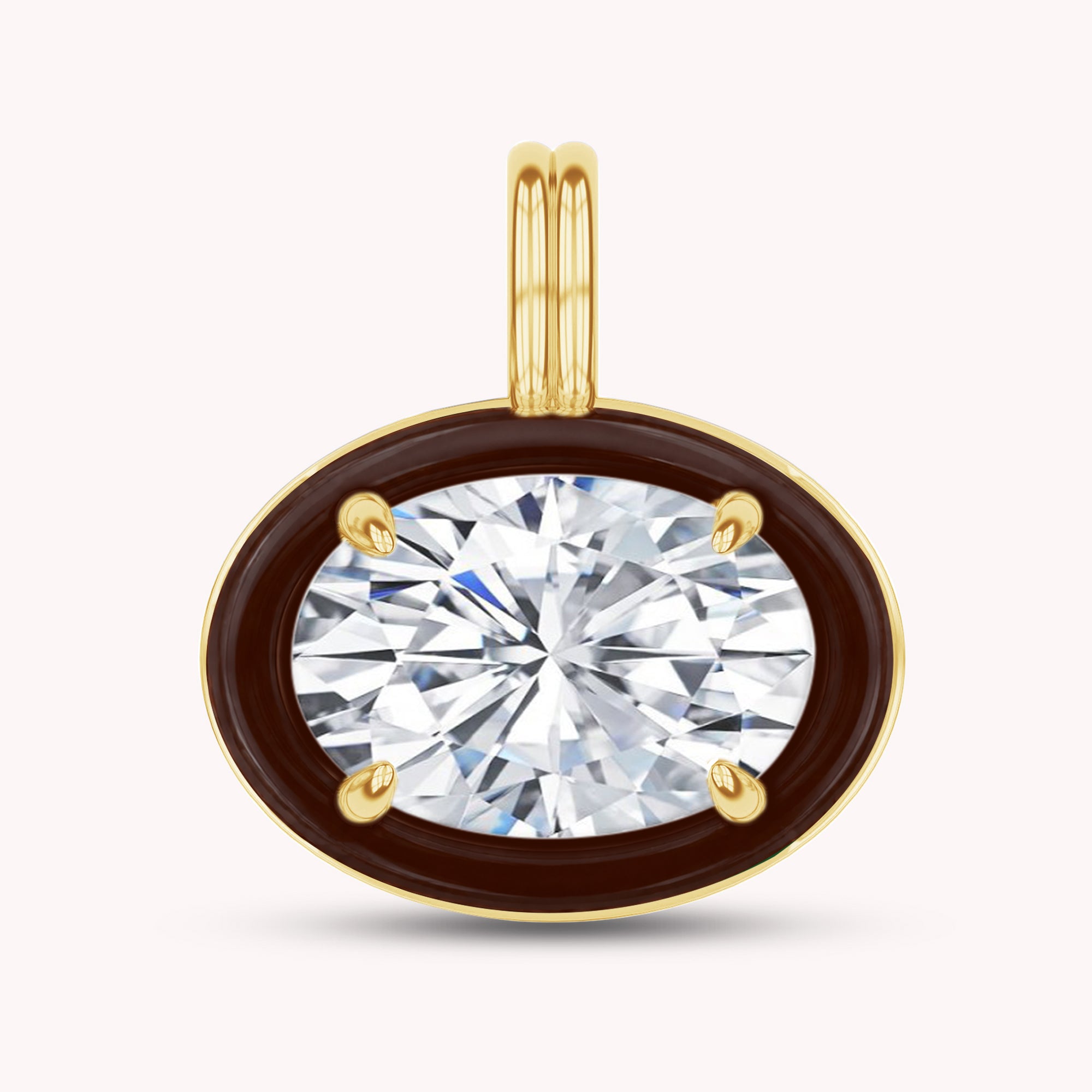 Solitaire Pendant Multi Shape Lab Created Moissanite Diamond