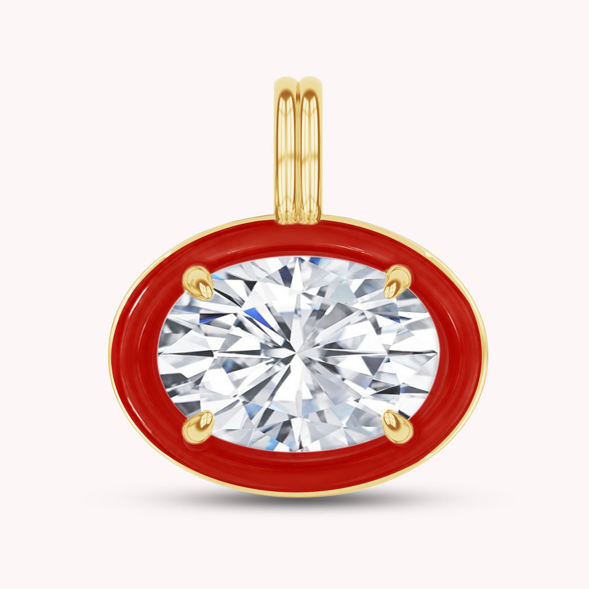 Solitaire Pendant Multi Shape Lab Created Moissanite Diamond