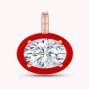 Solitaire Pendant Multi Shape Lab Created Moissanite Diamond