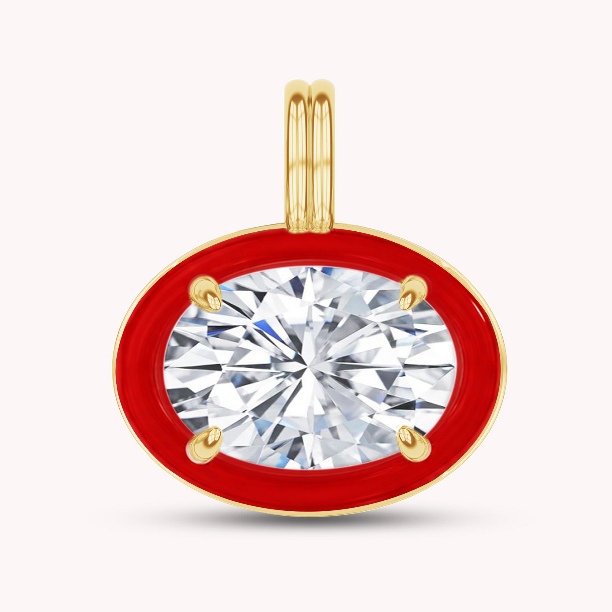 Solitaire Pendant Multi Shape Lab Created Moissanite Diamond