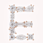 Initial Letter Pendant Multi Shape Lab Grown Diamond