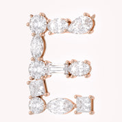 Initial Letter Pendant Multi Shape Lab Grown Diamond