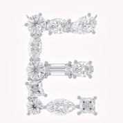 Initial Letter Pendant Multi Shape Lab Grown Diamond