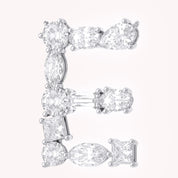 Initial Letter Pendant Multi Shape Lab Grown Diamond