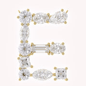 Initial Letter Pendant Multi Shape Lab Grown Diamond