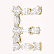 Initial Letter Pendant Multi Shape Lab Grown Diamond