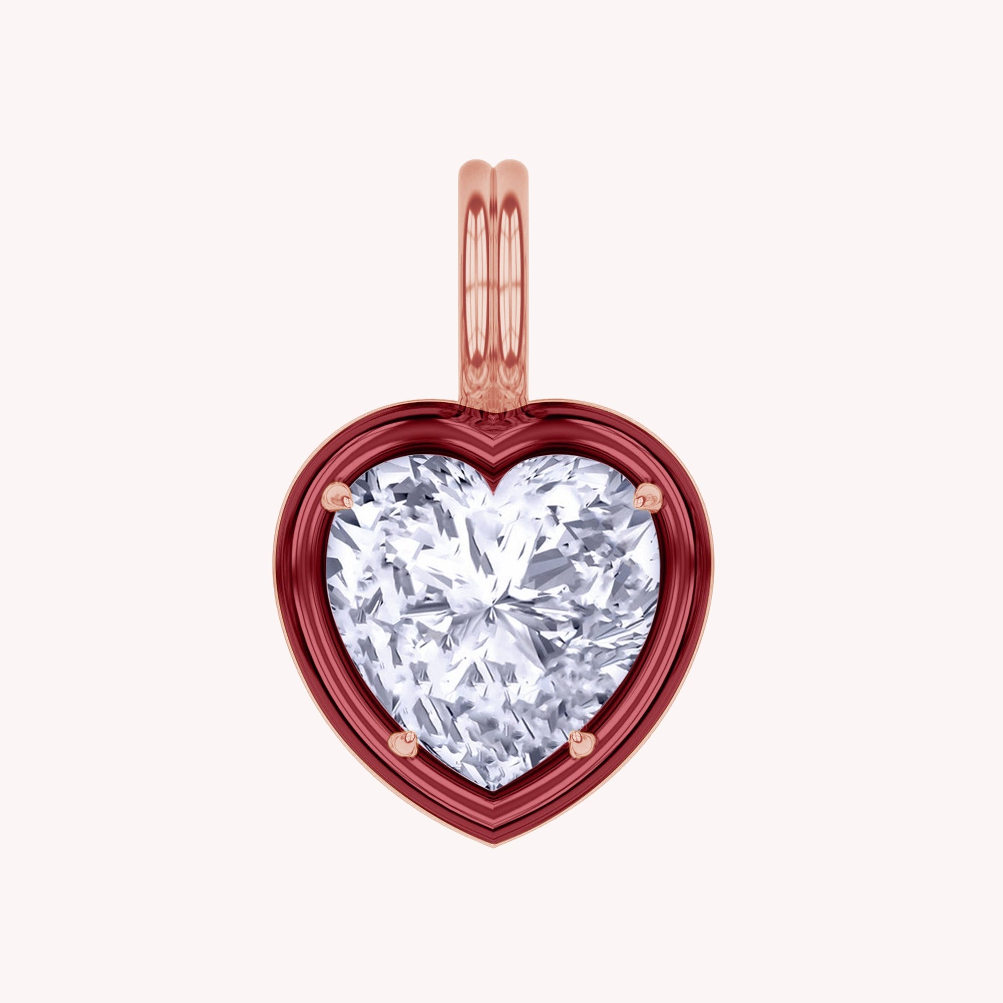 Solitaire Pendant Multi Shape Lab Created Moissanite Diamond