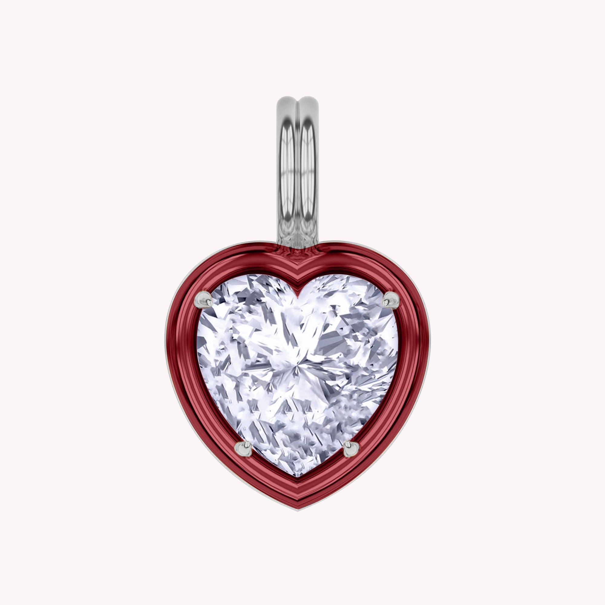 Solitaire Pendant Multi Shape Lab Created Moissanite Diamond