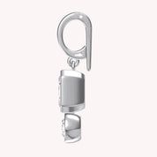 Lab Created Moissanite Solitaire Drop Pendant