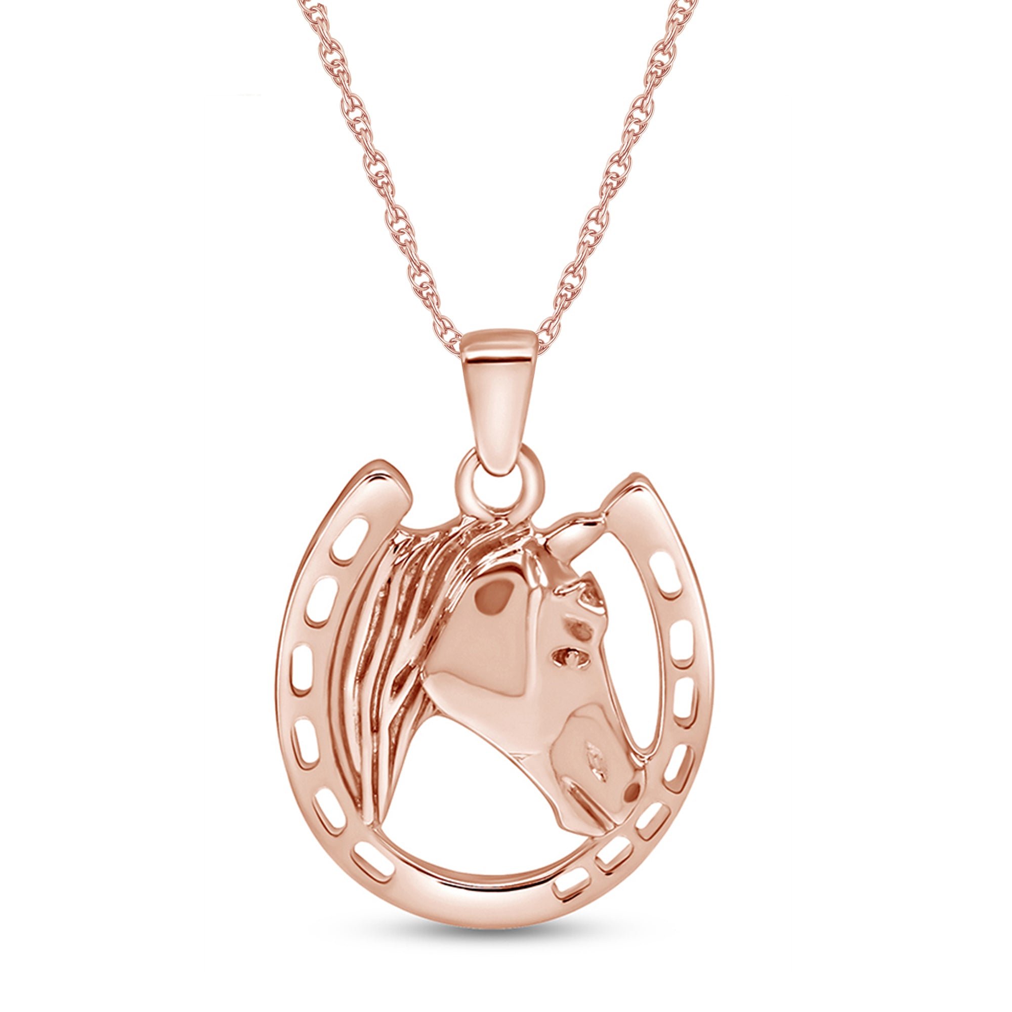 Horseshoe Pendant Necklace Charm