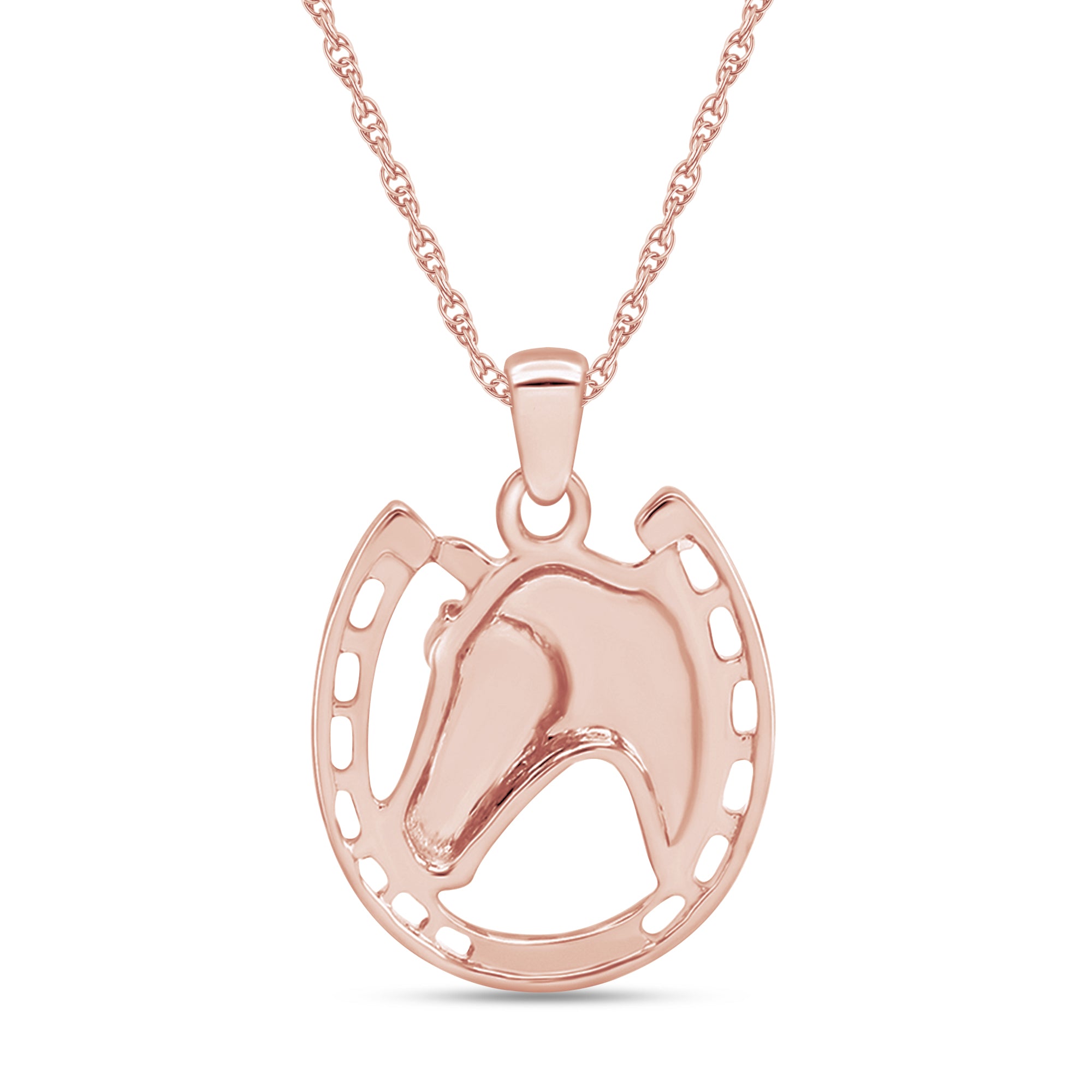 Horseshoe Pendant Necklace Charm