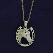 Horseshoe Pendant Necklace Charm