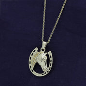 Horseshoe Pendant Necklace Charm