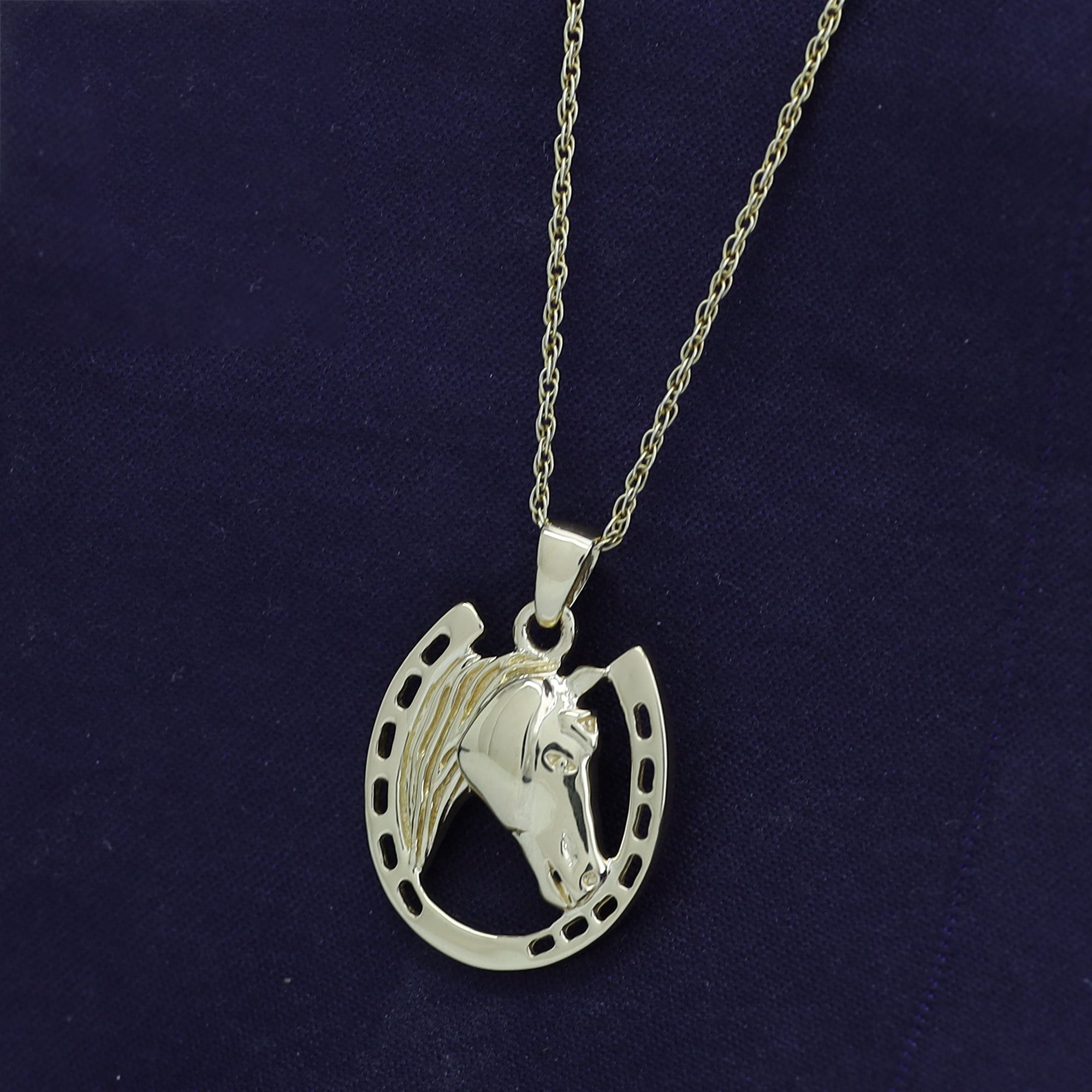 Horseshoe Pendant Necklace Charm