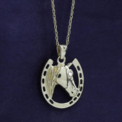 Horseshoe Pendant Necklace Charm