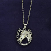 Horseshoe Pendant Necklace Charm