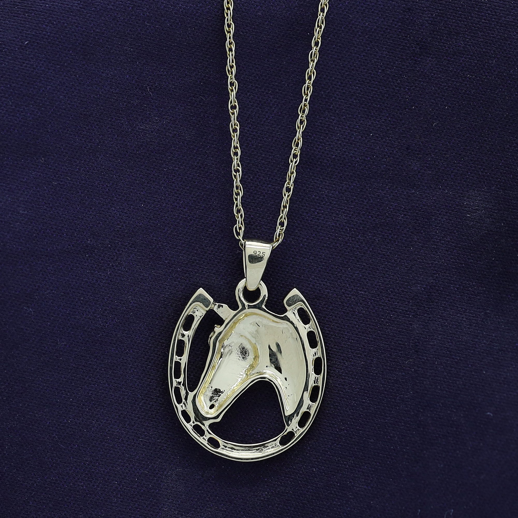 Horseshoe Pendant Necklace Charm