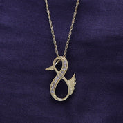 Duck Infinity Pendant Necklace