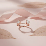 Lab Created Moissanite Stackable Enhancer Ring