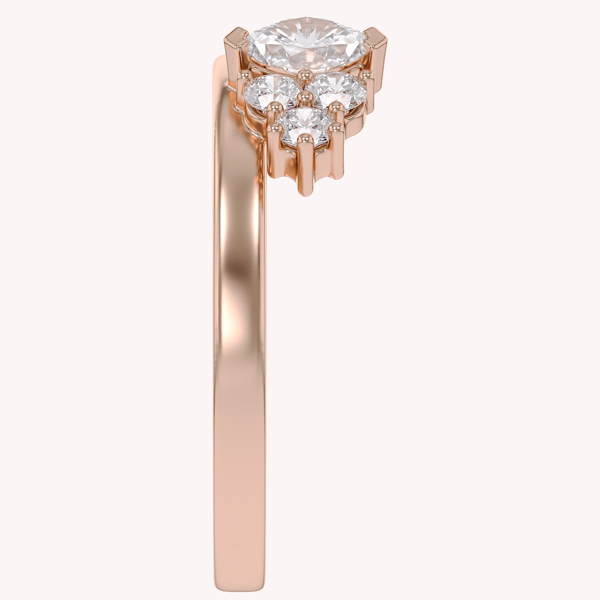 Lab Created Moissanite Stackable Enhancer Ring