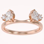 Lab Created Moissanite Stackable Enhancer Ring