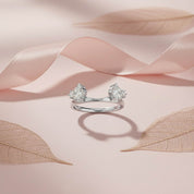 Lab Created Moissanite Stackable Enhancer Ring