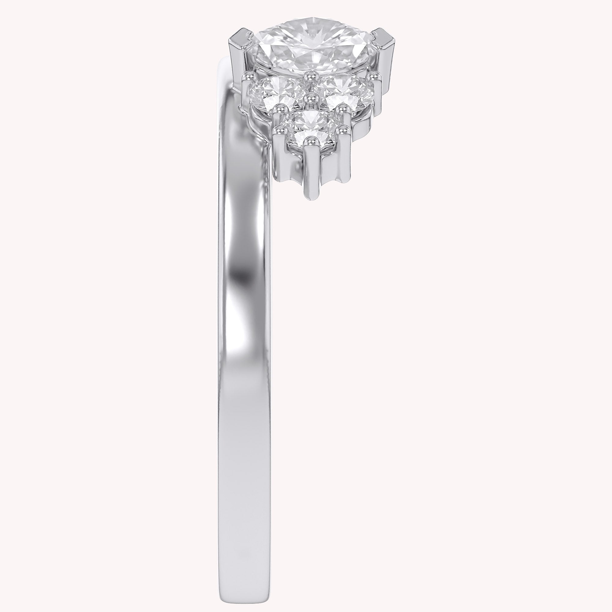 Lab Created Moissanite Stackable Enhancer Ring