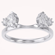 Lab Created Moissanite Stackable Enhancer Ring
