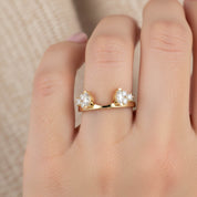 Lab Created Moissanite Stackable Enhancer Ring