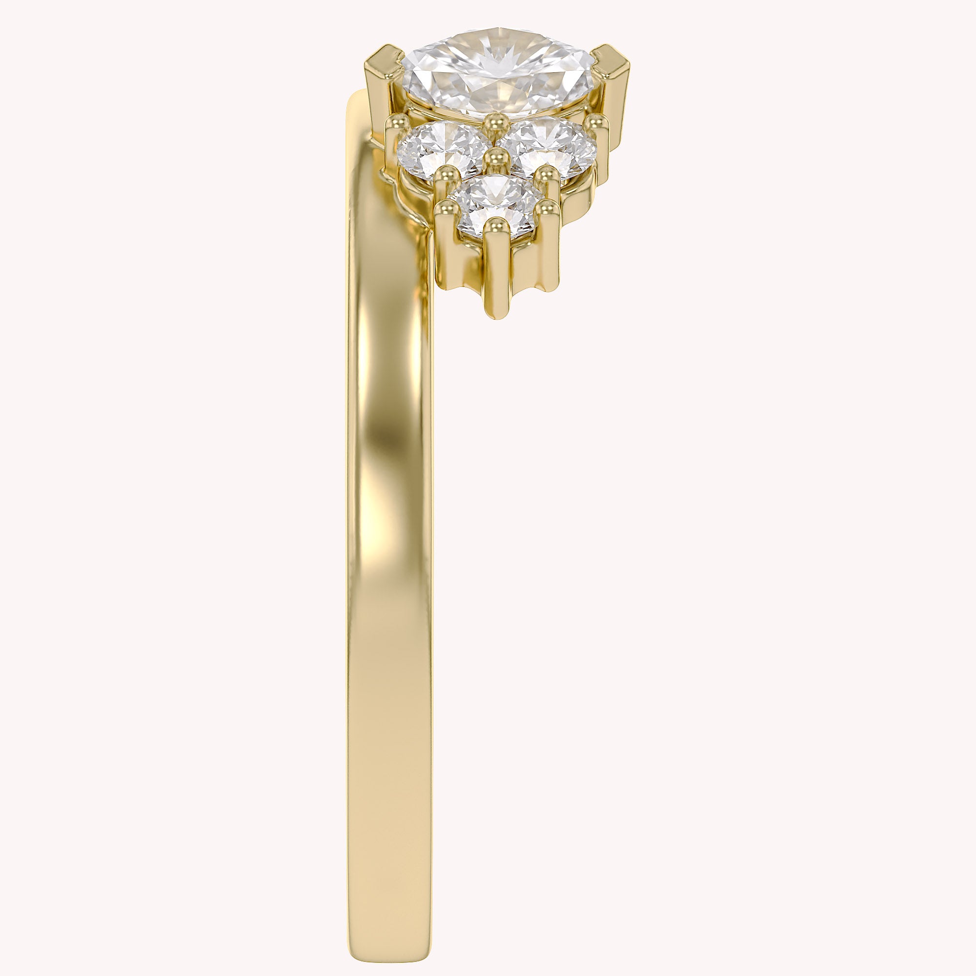 Lab Created Moissanite Stackable Enhancer Ring