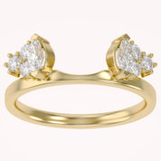 Lab Created Moissanite Stackable Enhancer Ring