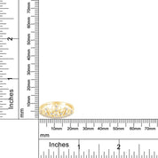Ina White Natural Diamond Crown Ring
