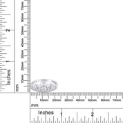 Ina White Natural Diamond Crown Ring