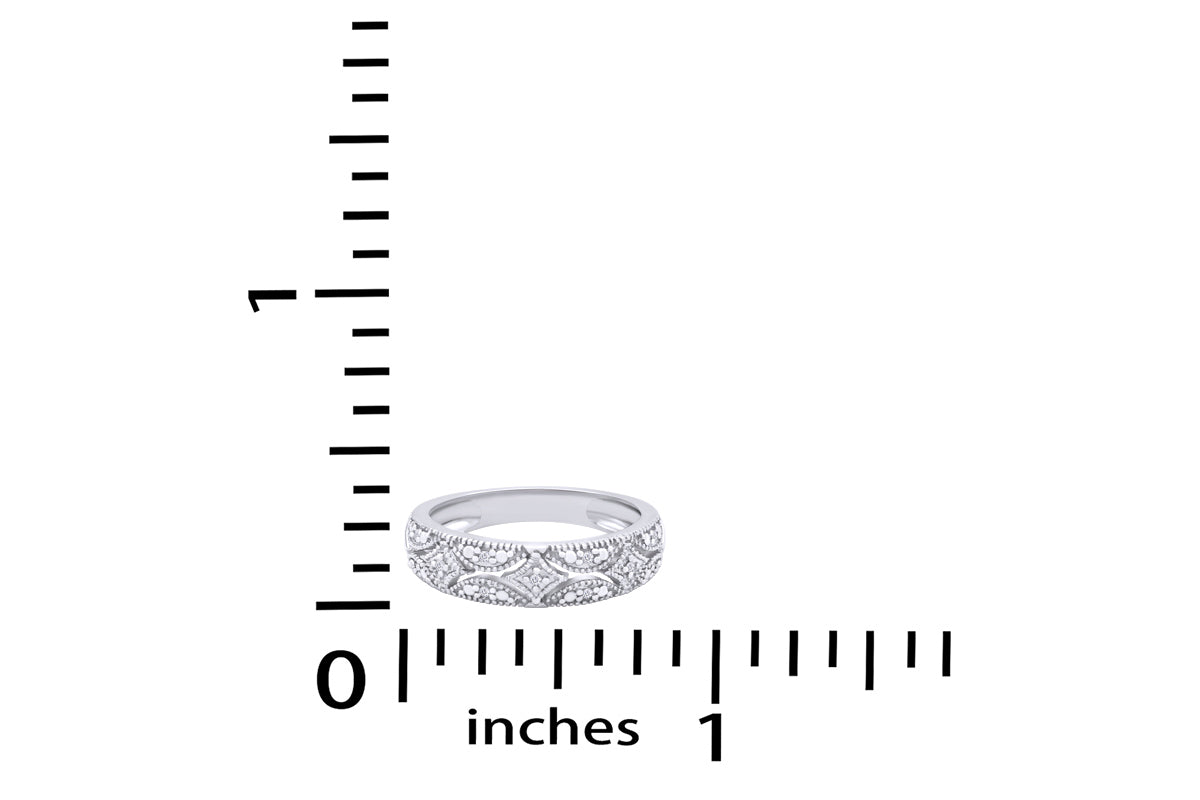 Lab Created Moissanite Wedding Band Ring for Women