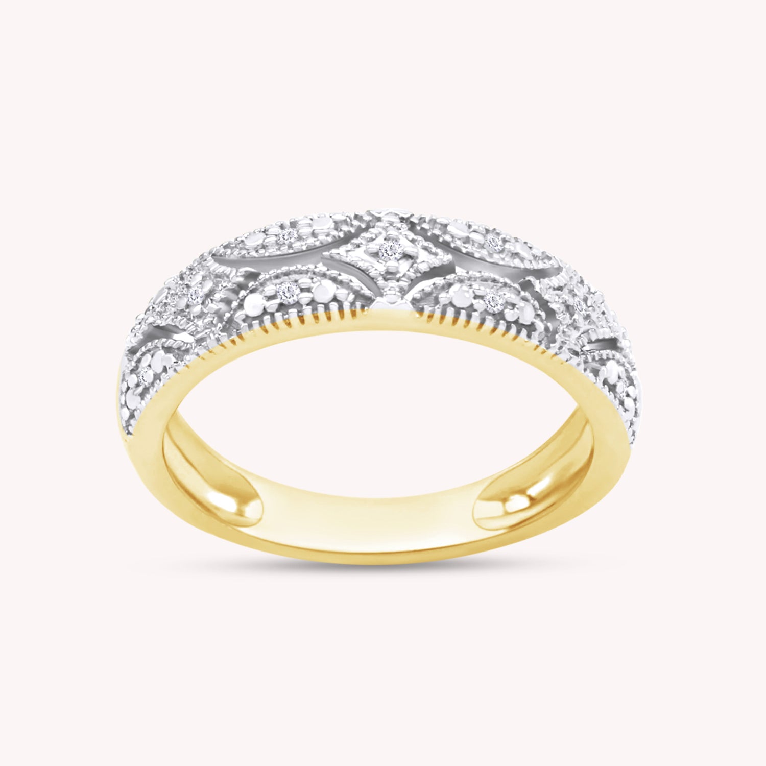 Natural Diamond Accent Band Ring