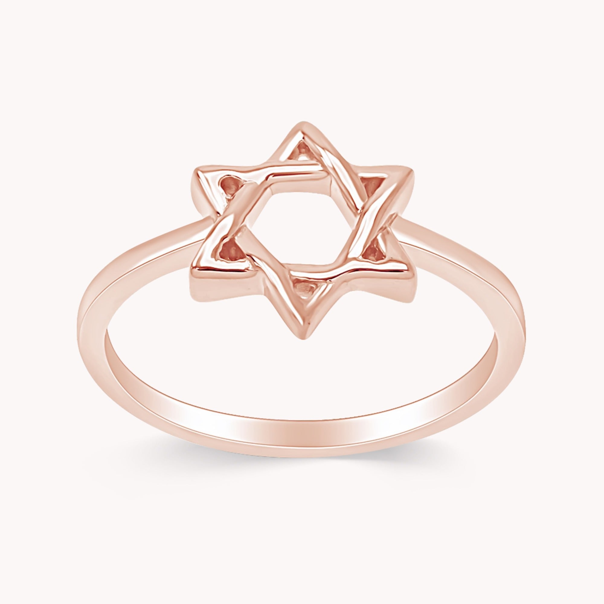 Star of David Magen David Hebrew Shield Ring