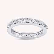 Filigree Eternity Wedding Band Ring for Women