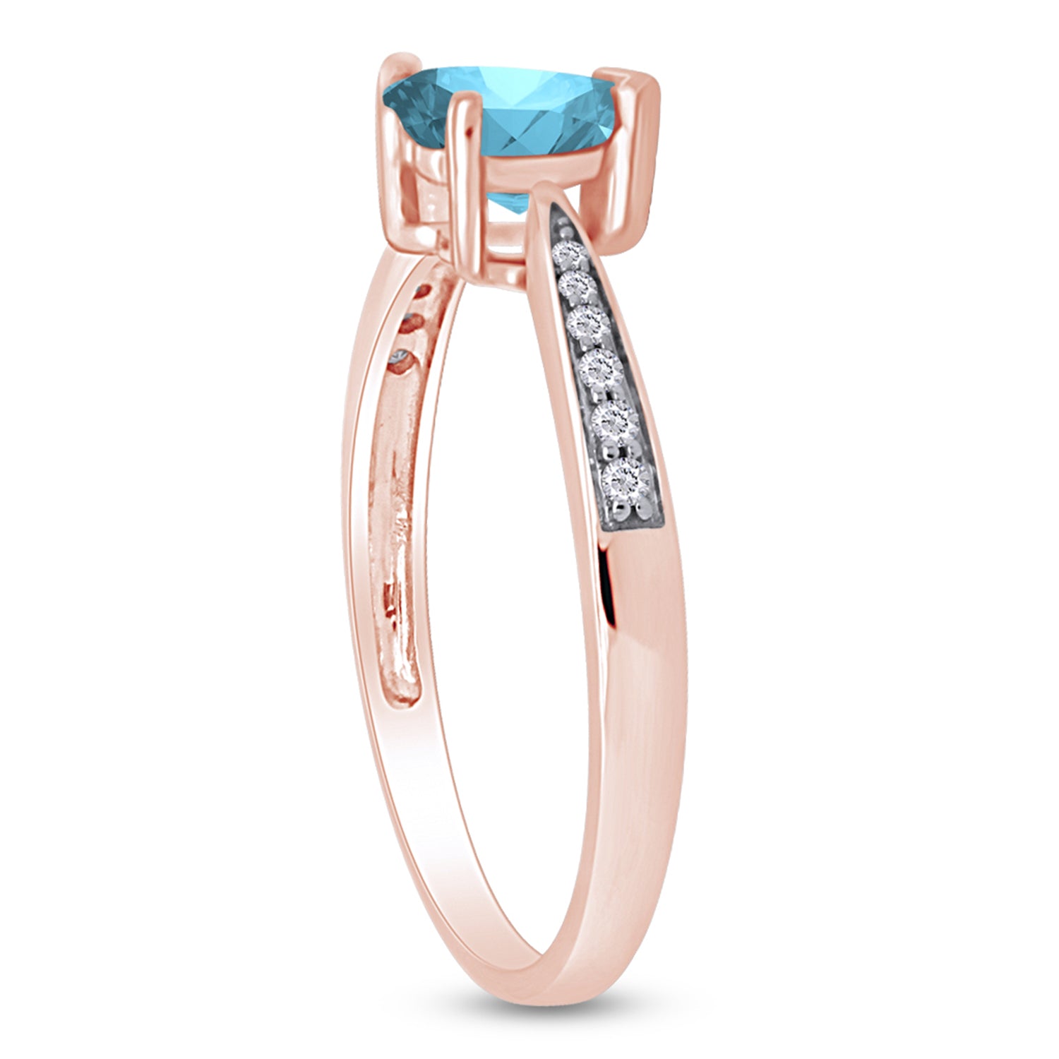 Solitaire Heart Promise Ring for Women
