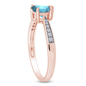 Solitaire Heart Promise Ring for Women