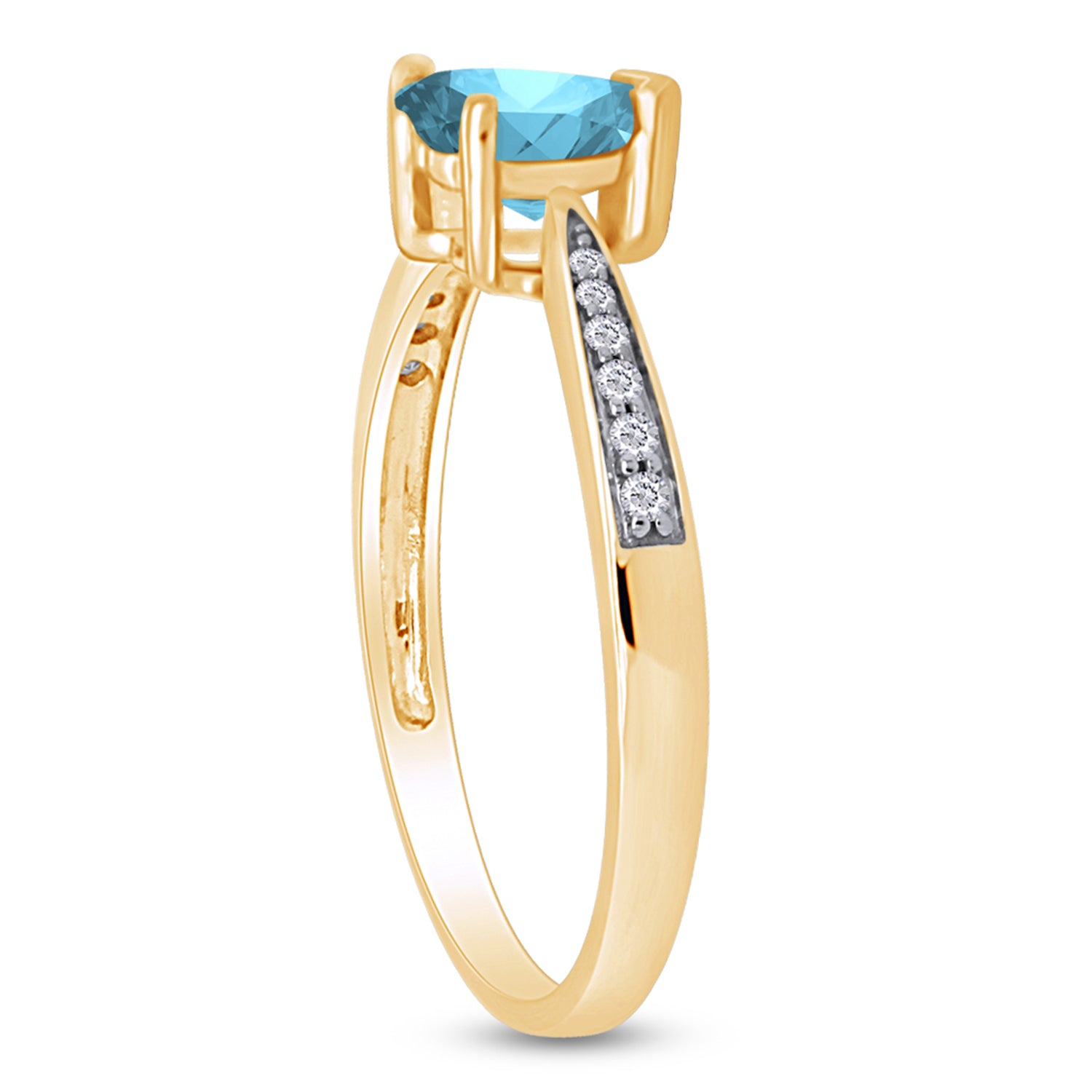 Solitaire Heart Promise Ring for Women