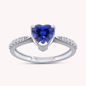 Solitaire Heart Promise Ring for Women