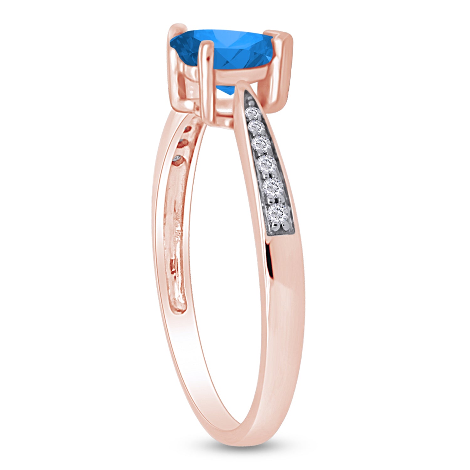 Solitaire Heart Promise Ring for Women