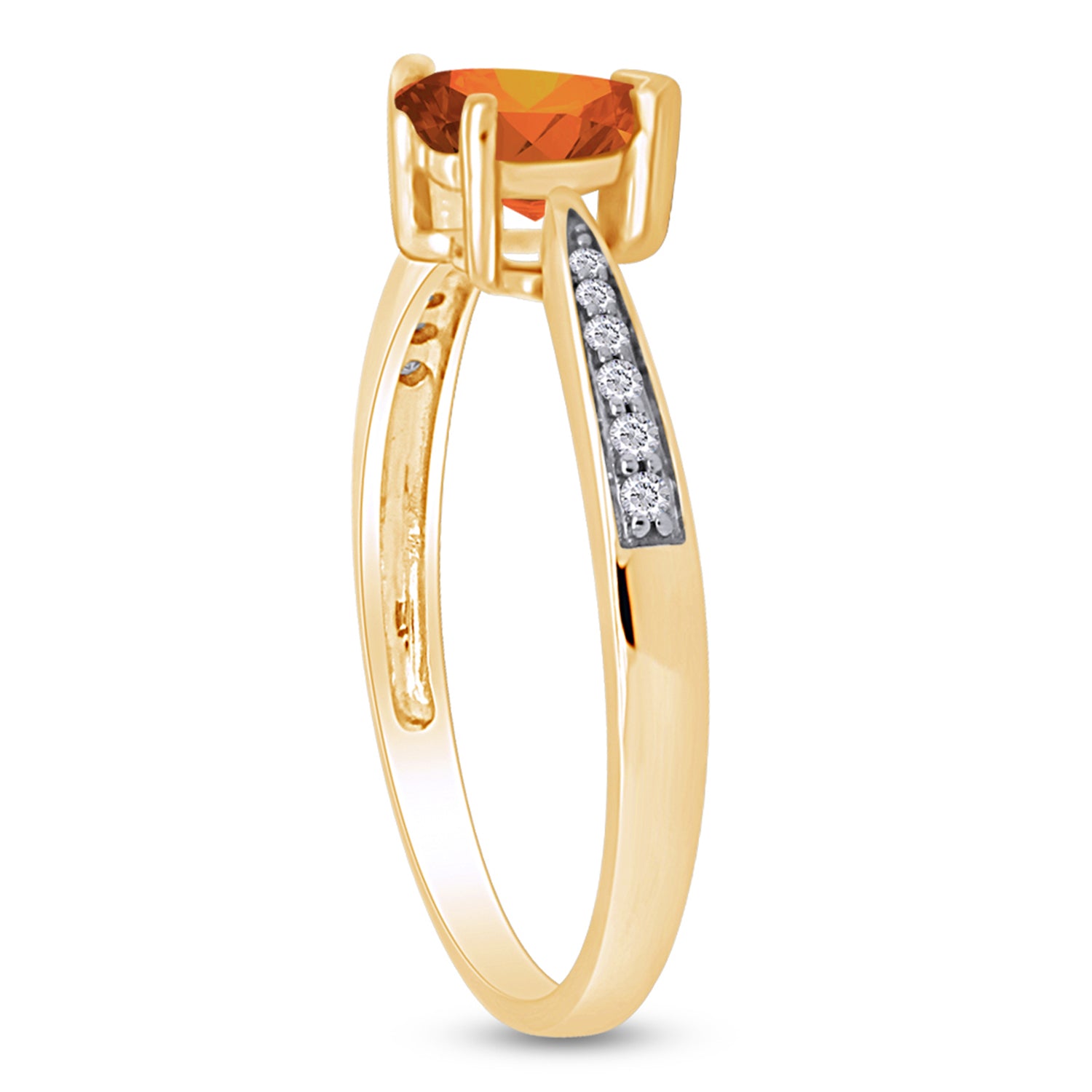 Solitaire Heart Promise Ring for Women