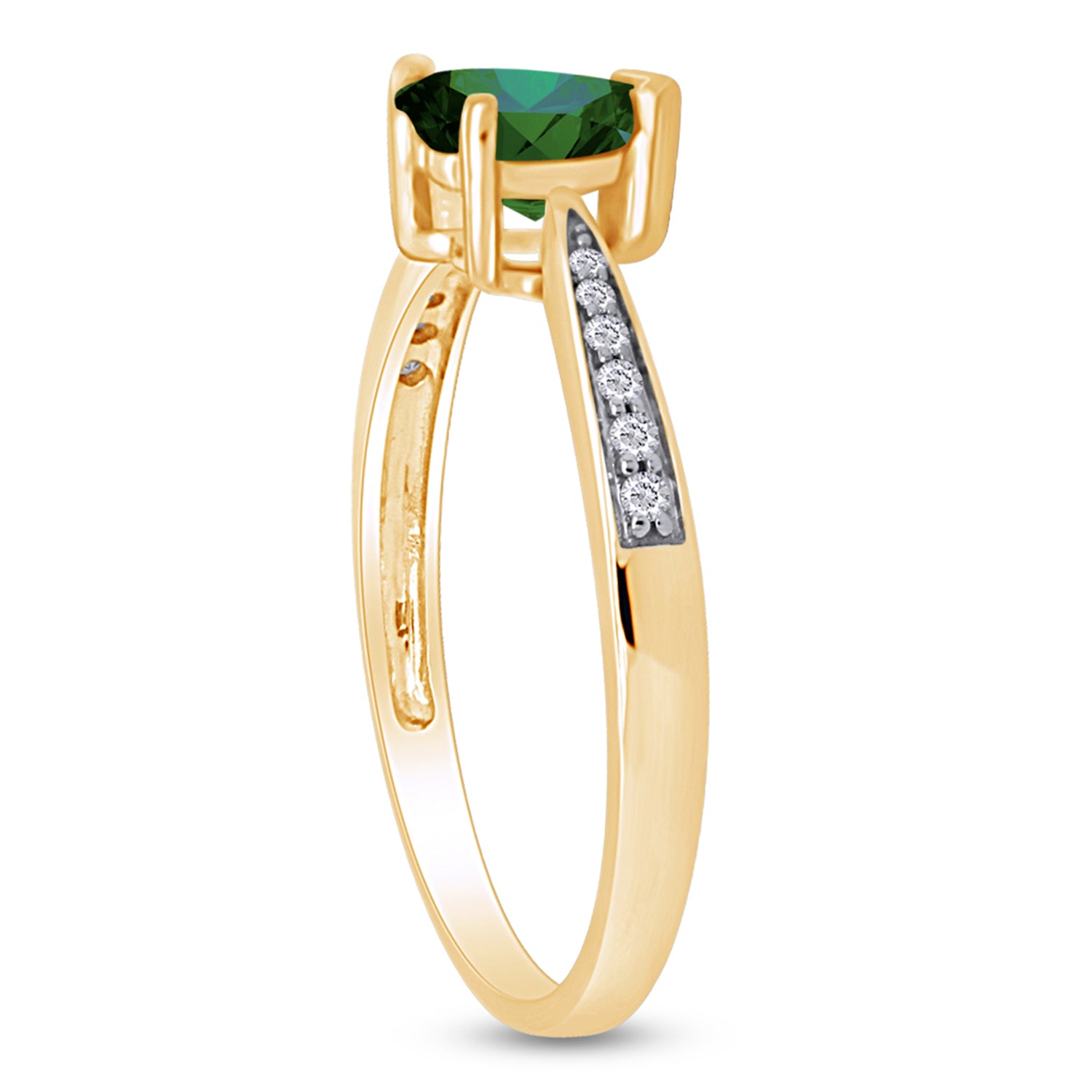 Solitaire Heart Promise Ring for Women