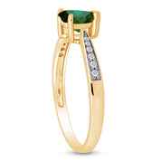 Solitaire Heart Promise Ring for Women
