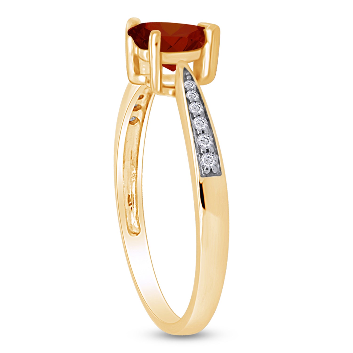 Solitaire Heart Promise Ring for Women