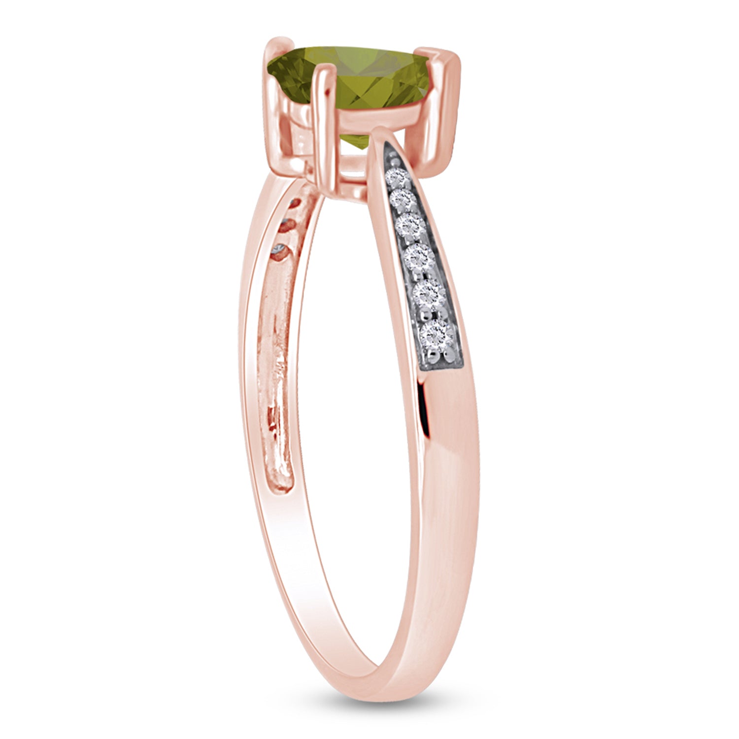 Solitaire Heart Promise Ring for Women