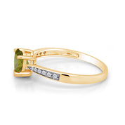 Solitaire Heart Promise Ring for Women